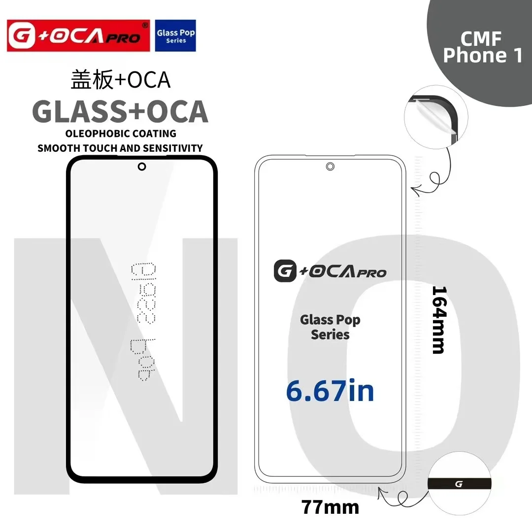 G+OCA PRO Front Glass Lens for Nothing Phones 5 G+OCA PRO Front Glass Lens for Nothing Phones - Image 5