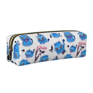 Huntrix Girl Leather Pencil Case for Students 57 Sfc50e60a818340dc9126331592e5e4d6T