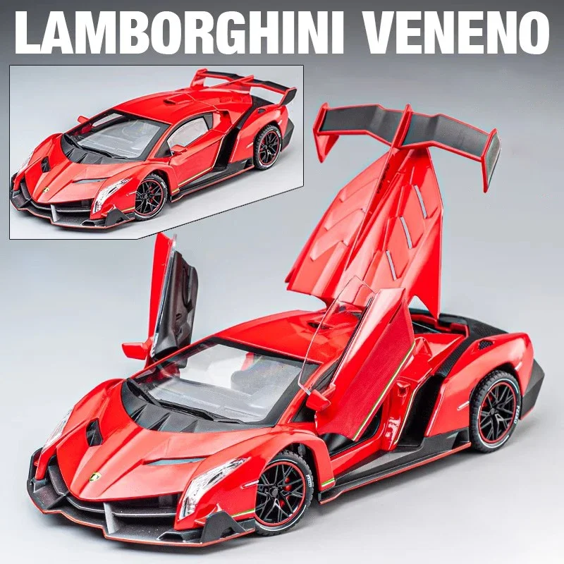 Lamborghini Veneno 1:24 Scale Model Car 9 Lamborghini Veneno 1:24 Scale Model Car - Image 9