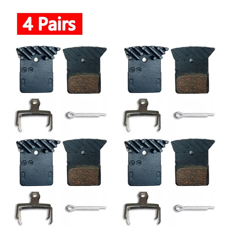 Shimano Compatible Bicycle Resin Brake Pads Set 6 Shimano Compatible Bicycle Resin Brake Pads Set - Image 6