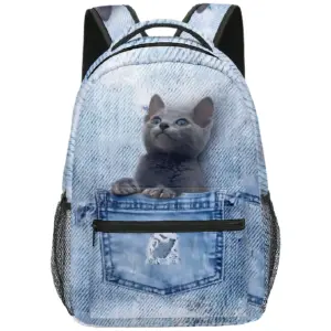 Cute Cat Pattern Waterproof Backpack 38 Sfd89ca3e02264029b122643166f4f2b31