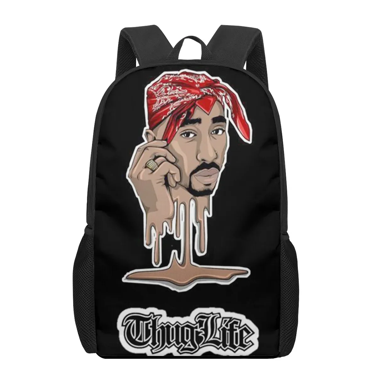 2pac Monochrome Graphic School Backpack 15 2pac Monochrome Graphic School Backpack - Image 15