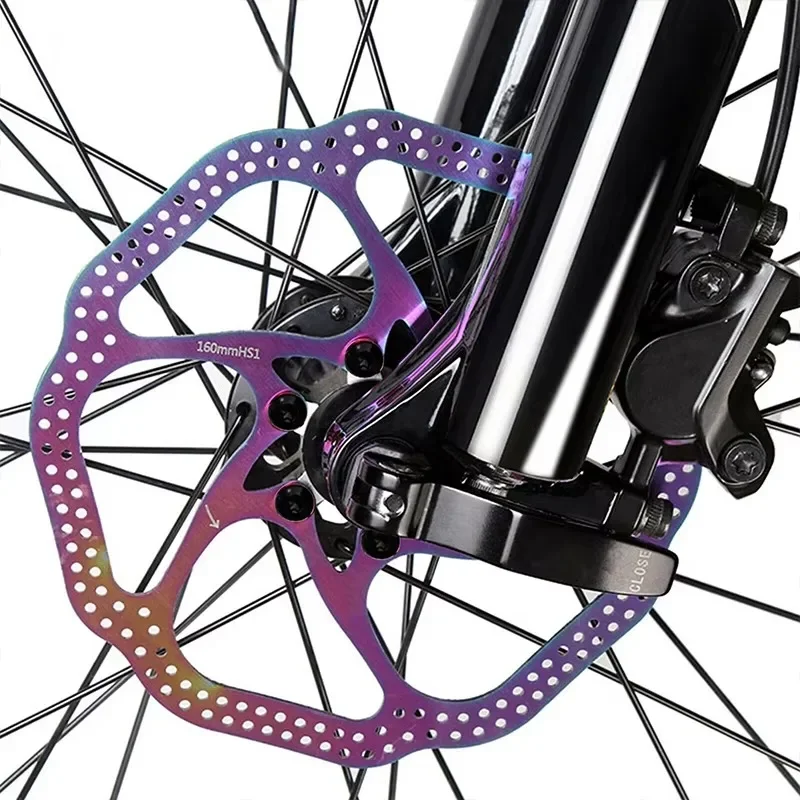 Bicycle Disc Brake Rotor 160mm 180mm Stainless Steel 2 Bicycle Disc Brake Rotor 160mm 180mm Stainless Steel - Image 2
