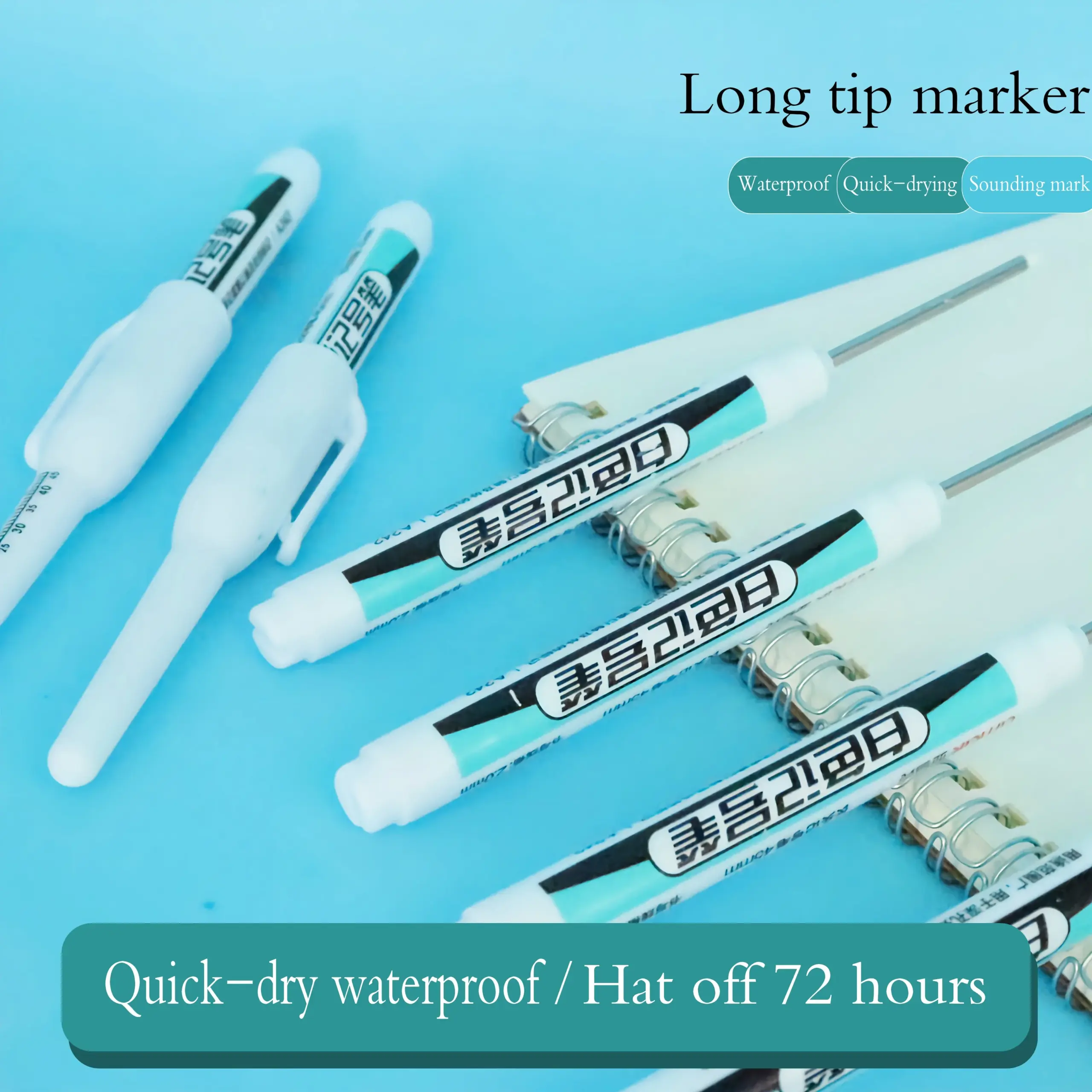 Waterproof Long Head Nib Marker Set 2 Waterproof Long Head Nib Marker Set - Image 2