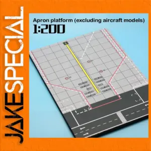 1:200 Scale Wooden Airport Apron Display Platform
