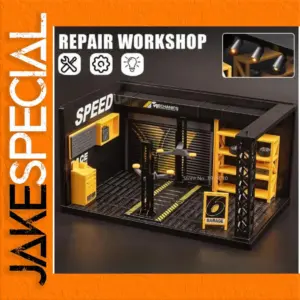 1:24 Scale Alloy DIY Maintenance Shop Model