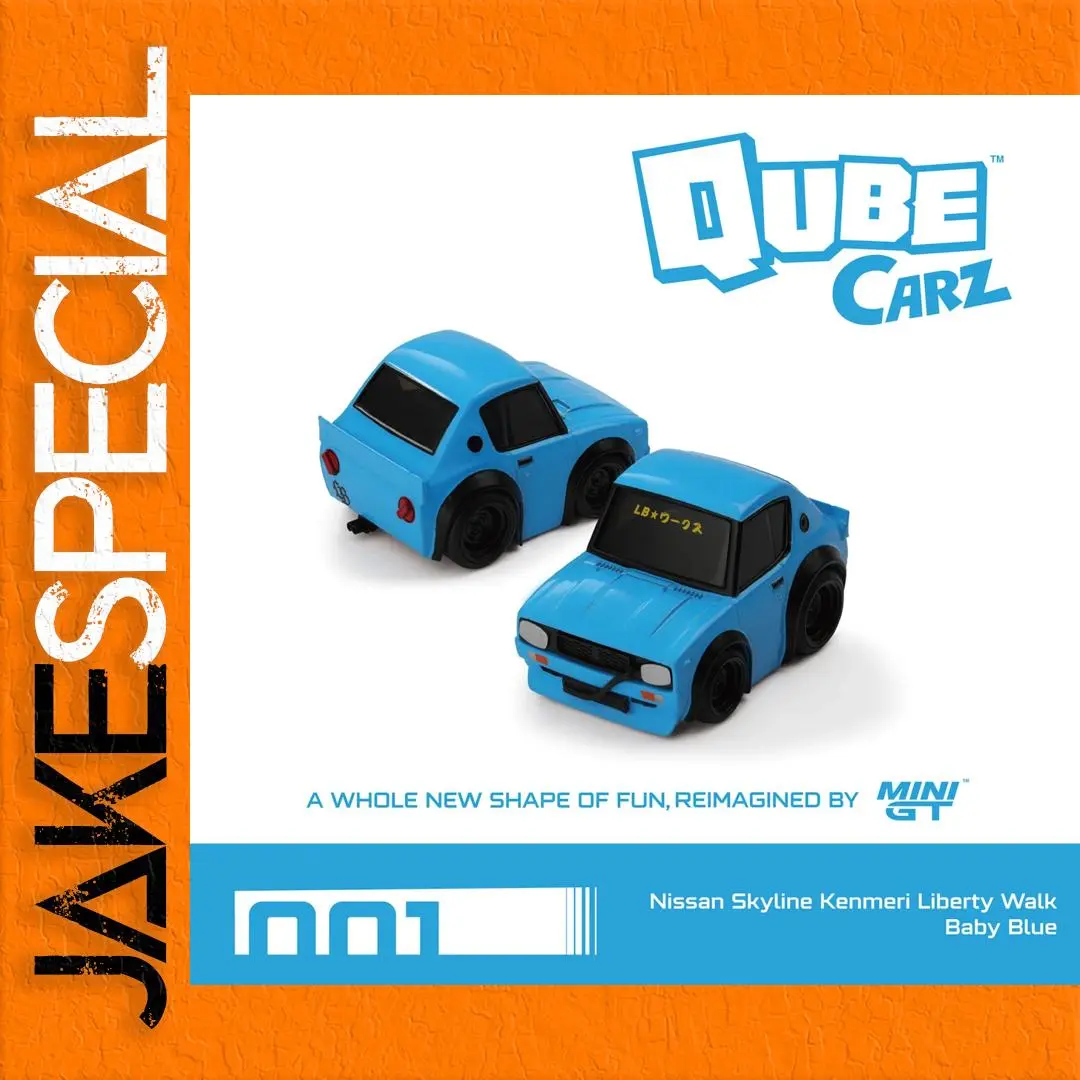 QubeCarz Nissan LB 1:64 Diecast Model Set 1 QubeCarz Nissan LB 1:64 Diecast Model Set