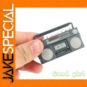 Miniature Vintage Tape Recorder for Dollhouse