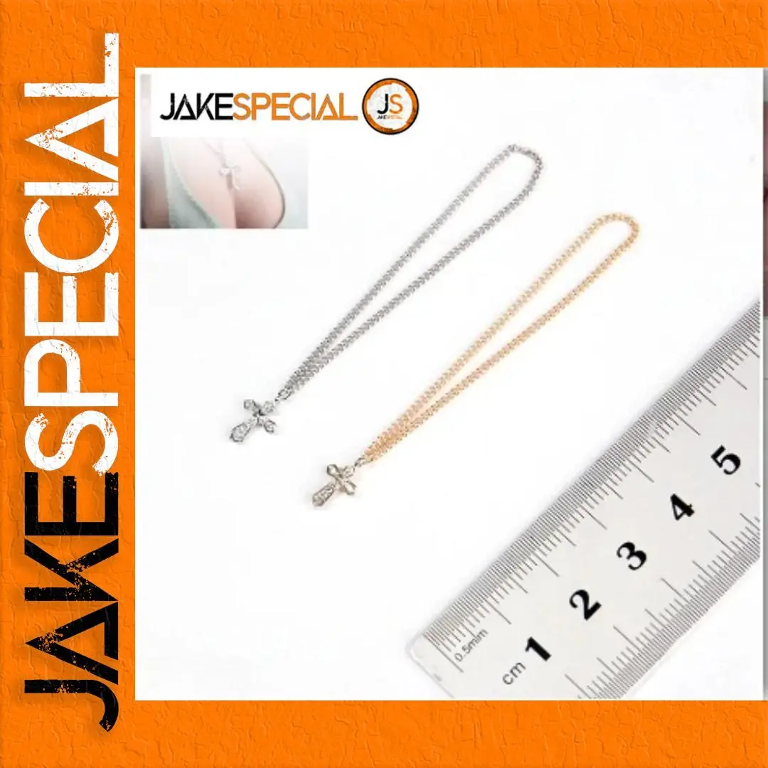 1/6 Scale Soldier Cross Necklace for Action Figures 1 1/6 Scale Soldier Cross Necklace for Action Figures