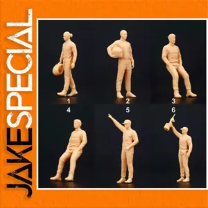 Miniature Racing Driver Figures Set of Six