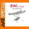 HO Scale Left Switch Track for Model Railroads