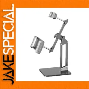 Foldable Dual Clips Metal Tablet Stand for iPad Pro
