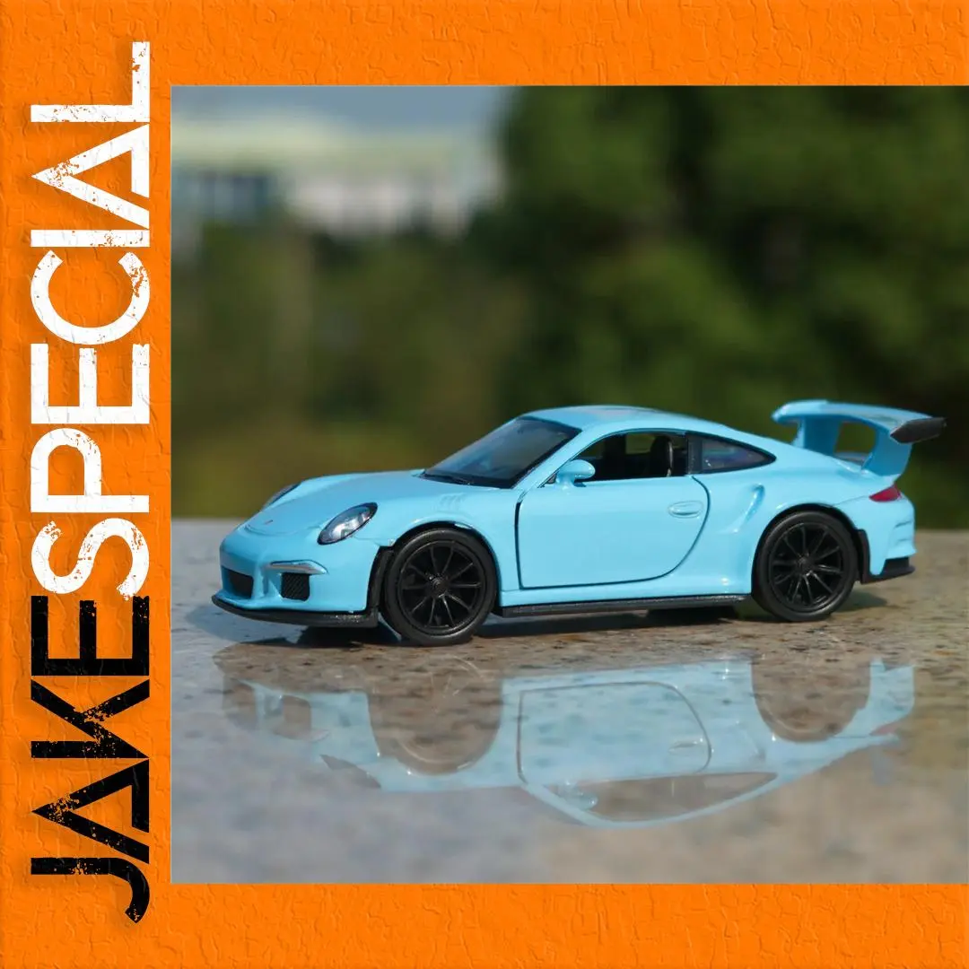 WELLY 1:36 Porsche 911 GT3 RS Diecast Model 1 WELLY 1:36 Porsche 911 GT3 RS Diecast Model