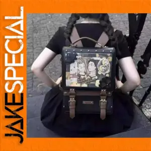 Y2K Punk Ita Backpack with Anime Window
