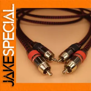 Hi-Fi Monster RCA Audio Cable 24k Gold-Plated