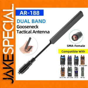 ABBREE AR-188 Tactical Antenna for Walkie-Talkies