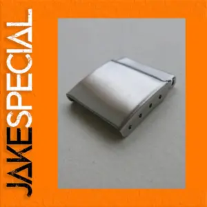 Polished Steel Watch Strap Clasp for Various Sizes