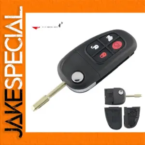 Jaguar Flip Remote Key Shell for 1999-2009 Models