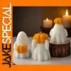3D Halloween Pumpkin Ghost Candle Silicone Mold