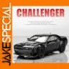 1:32 Matte Black Dodge Challenger Alloy Model