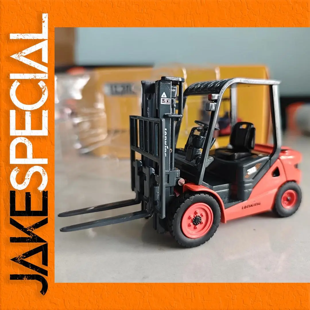 Diecast Lonking LG30DT Forklift Model 1:35 Scale 1 Diecast Lonking LG30DT Forklift Model 1:35 Scale