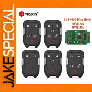 Chevrolet Remote Key for Tahoe, Silverado, GMC