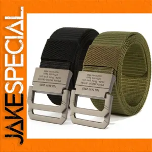 Durable Tactical Belt for Men - 3.8 cm Width