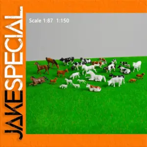 Miniature Farm Animals Set for HO/N Scale