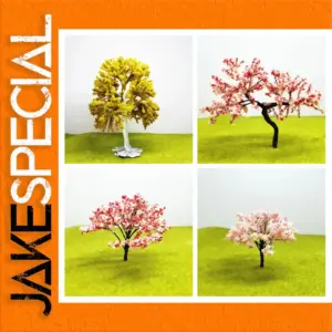 DIY Model Train Miniature Trees Set 1:87 Scale