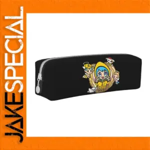 Luce Vatican Mascot Pencil Case in Black Leather