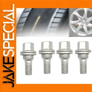 Set of 4 Wheel Nuts for Citroen Peugeot
