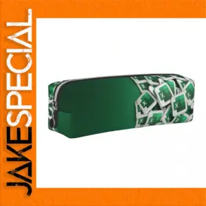 Excel-Themed Stylish Pencil Case in Green