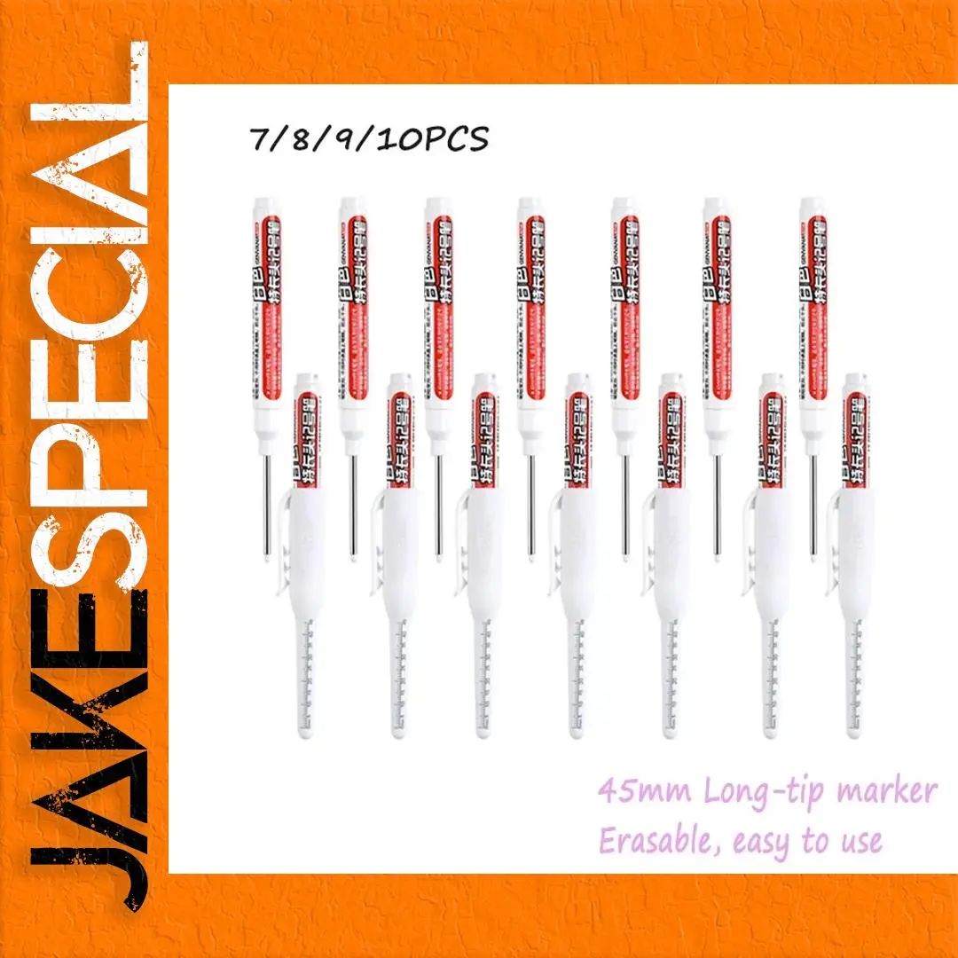 White Long-Tip Markers Set for Precision Art 1 White Long-Tip Markers Set for Precision Art