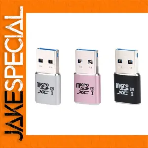 USB Memory Card Reader Hub 3-in-1 Adapter