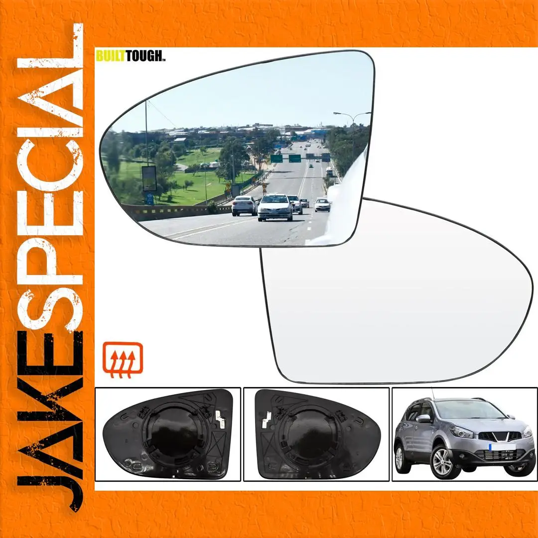 Heated Mirror Glass Set for Nissan Qashqai +2 1 Heated Mirror Glass Set for Nissan Qashqai +2