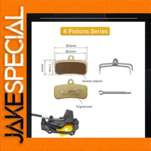 NUTT 4 Piston Brake Pads for Nutt Y5 eBike