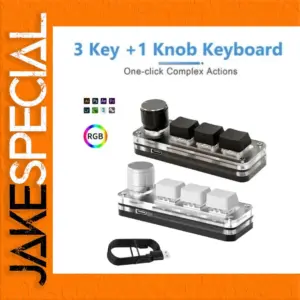 Compact Mini Mechanical Keyboard with RGB Lighting