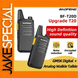 Baofeng BF-T20D Walkie Talkie Two-Pack