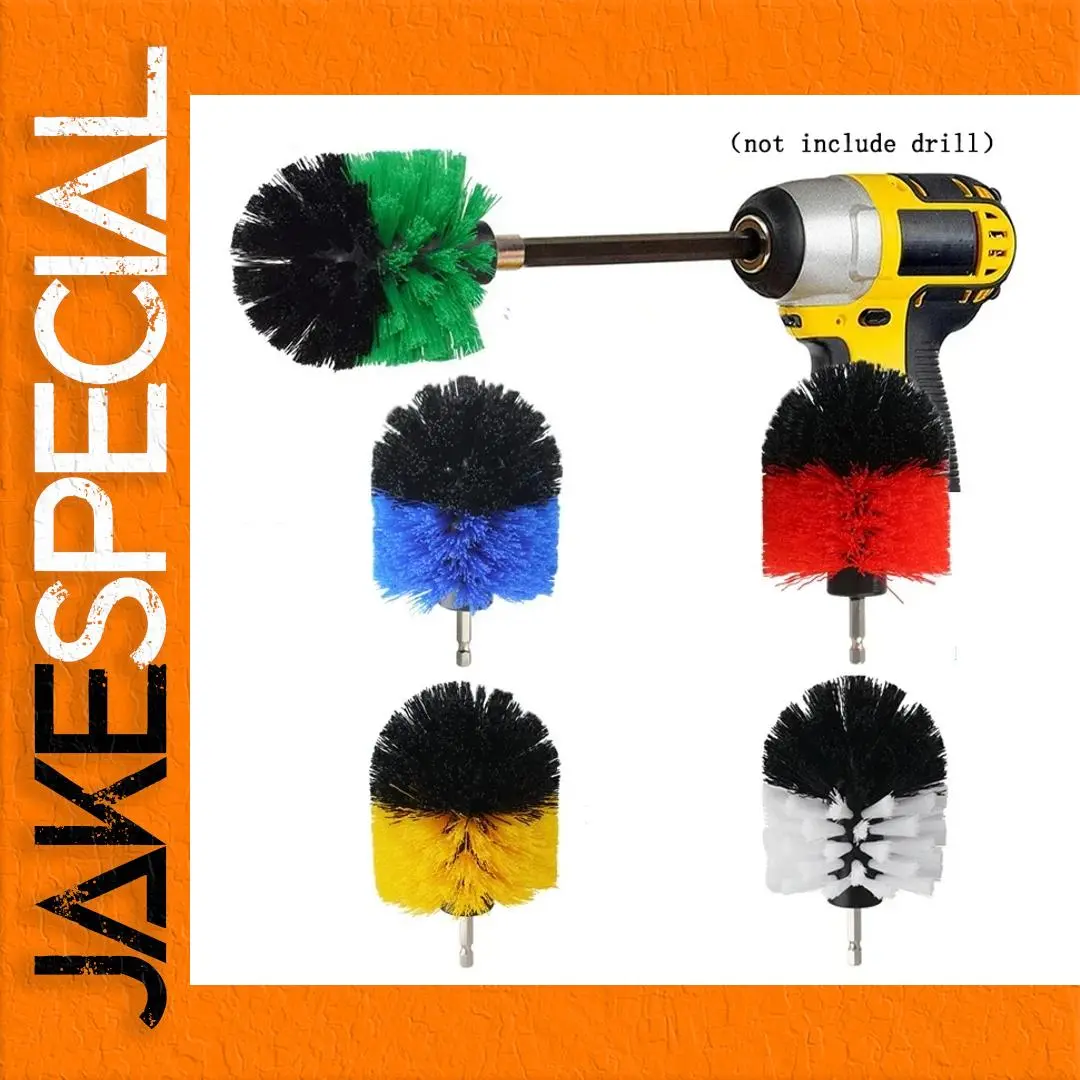 3.5-Inch Drill Brush Power Scrubber Set 1 3.5-Inch Drill Brush Power Scrubber Set