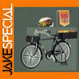 1:8 Scale Mountain Bike with Barbecue Cart