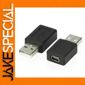 USB A Male to Mini USB Female Adapter
