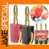 4mm Banana Plug Set for Audio Connectivity