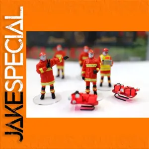 1/43 Scale Firefighter Figure with Accessories