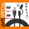 Micro USB and Type-C OTG Cable 1m