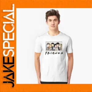 Simple Friends Picture T-Shirt for All Seasons