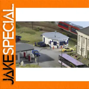 Miniature Fast Food Restaurant Model 1:87 Scale
