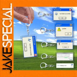 Creative XP Retro Windows Keychain with Clasp