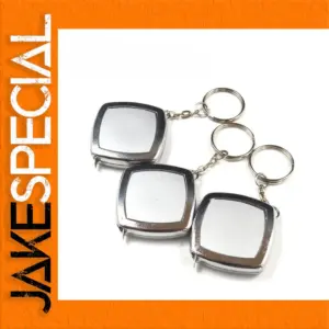 2m Mini Retractable Tape Measure Keychain
