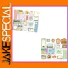 Cartoon Note Memo Pad Set - 200 Sheets
