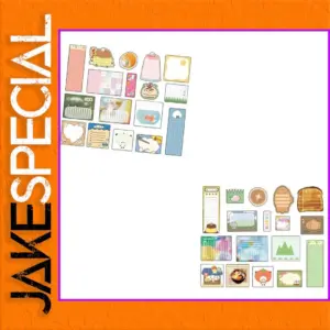 Cartoon Note Memo Pad Set - 200 Sheets
